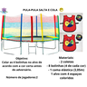 Cama Elástica Alegria Pula Pula 3,05 - 2