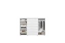 Ver imagem 3 de Cômoda Grande Fontana 7 Gavetas com 2 Portas - Branco - Albatroz