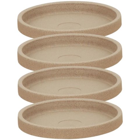 Kit 4 Pratos 33,5cm Granito Areia Tramontina