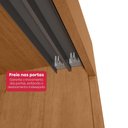 Ver mais imagens de Guarda-roupa 2 Portas de Correr 2 Gavetas Easy Light com Espelho Amendoa Clean/off White/amendoa