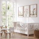 Ver imagem 4 de Kit 3 Quadros Decorativos Infantil Bichinho Fofo Quarto Bebê 30x40 Moldura Madeira