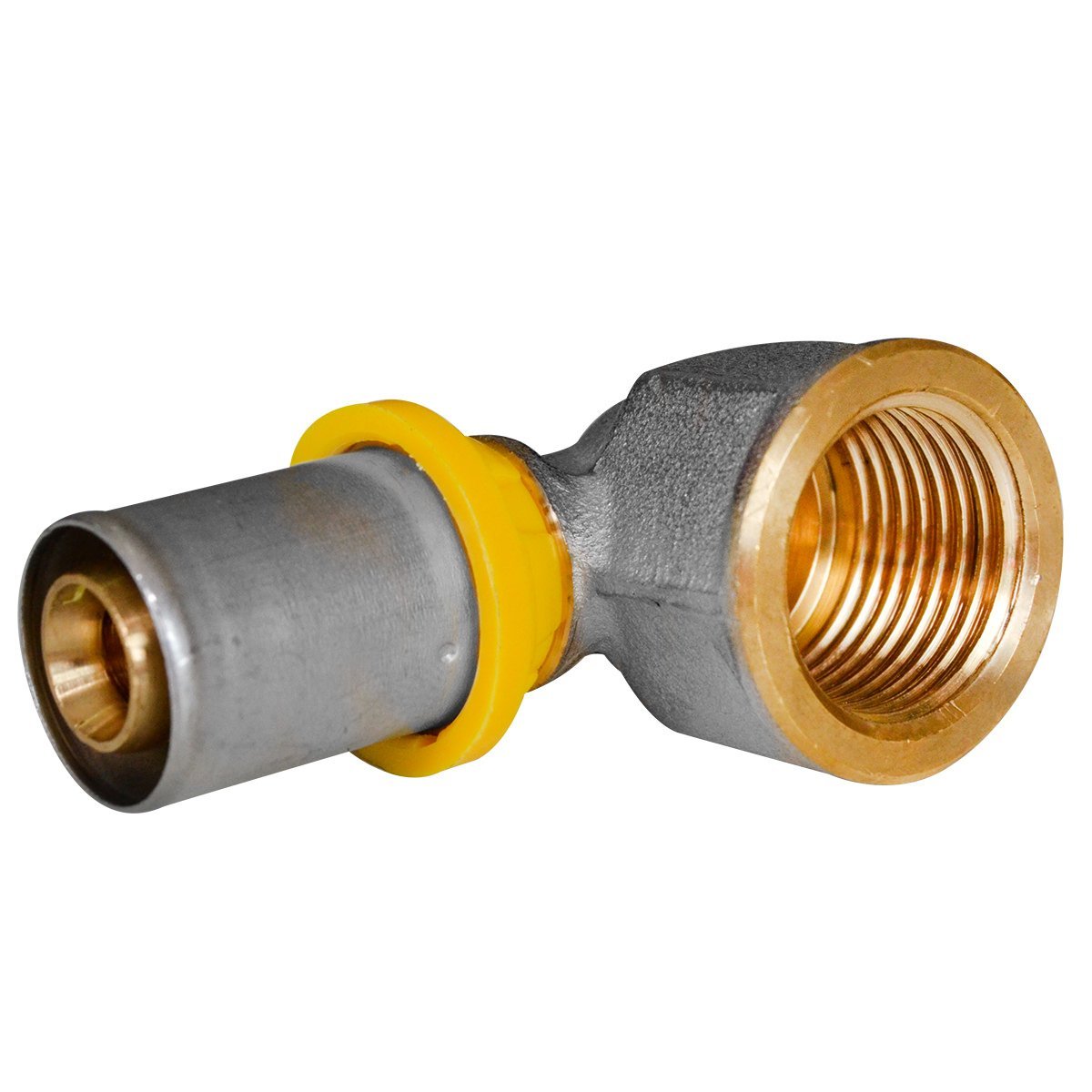 COTOVELO FEMEA GÁS 1/2 X 16MM PRENSAR PRIMEIRA LINHA - 2