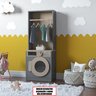 Lavanderia Máquina de Lavar com Cabideiro Infantil Diana:cinza - 2