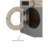 Lavanderia Máquina de Lavar com Cabideiro Infantil Diana:cinza - 3