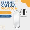 Espelho Decorativo Oval Cápsula Médio 55x160 de Parede - 5