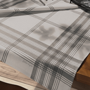 Ver imagem 2 de Toalha de Mesa Retangular Döhler Clean Luna Cinza 6 Lugares