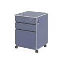 Ver imagem 1 de Gaveteiro com 3 Gavetas Nora Azul