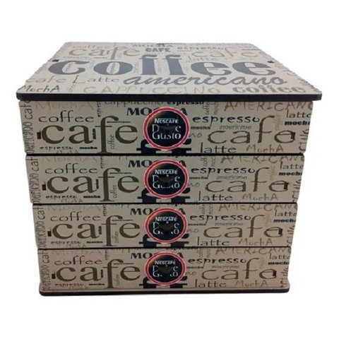 Porta Máquina Cápsulas Café Dolce Gusto 4 Gavetas