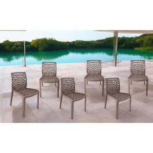 Kit 6 Cadeira Gruvyer Fendi Sala de Jantar Restaurantes