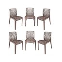 Ver imagem 2 de Kit 6 Cadeira Gruvyer Fendi Sala de Jantar Restaurantes