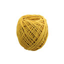 Ver imagem 1 de Cordão de Algodão Trancelim 6mm para Artesanato e Macramê Amarelo 50 Mts