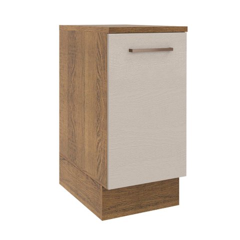 Balcão 35 Cm 1 Porta Rustic/crema Agata Madesa