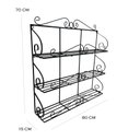 Ver imagem 2 de jardineira suporte floreira ferro jardim vertical 3 andares vasos de plantas 80 cm MINAS ARTE PRÓPRI