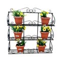 Ver imagem 1 de jardineira suporte floreira ferro jardim vertical 3 andares vasos de plantas 80 cm MINAS ARTE PRÓPRI
