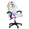 Cadeira Gamer Fox Racer Nordic Rgb Encosto Ajustavel Branca até 120kg - 1