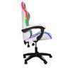 Cadeira Gamer Fox Racer Nordic Rgb Encosto Ajustavel Branca até 120kg - 3