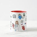 Ver imagem 3 de Caneca Cerâmica Profissão Cardiologia Presente Cardiologista