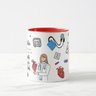 Caneca Cerâmica Profissão Cardiologia Presente Cardiologista - 3