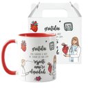 Ver imagem 1 de Caneca Cerâmica Profissão Cardiologia Presente Cardiologista