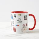 Ver imagem 4 de Caneca Cerâmica Profissão Cardiologia Presente Cardiologista