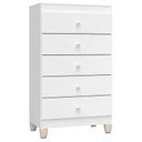 Ver imagem 2 de Cômoda Gaveteiro e Guarda Roupa 3 Portas Ternura Baby Branco Flex – Incorplac