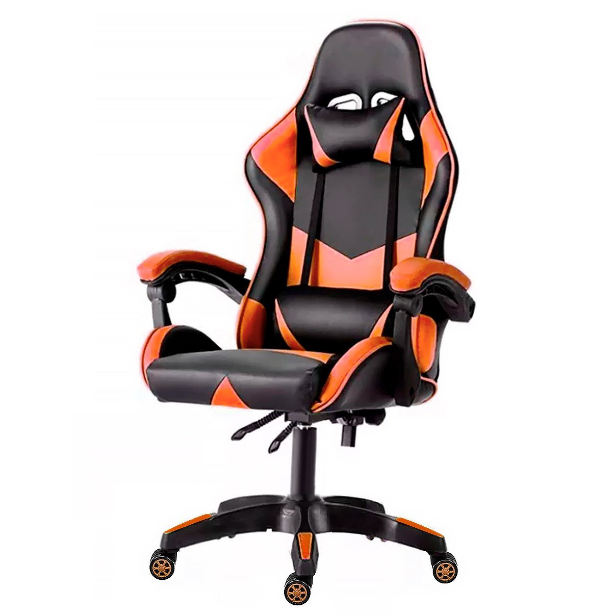 Cadeira Gamer Ergonômica Top Para Escritório Laranja