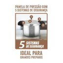 Ver imagem 2 de Panela de Pressão de Alta Capacidade Rochedo Pro 15l