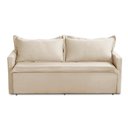 Ver imagem 6 de Sofá sem Caixa Retrátil e Reclinável 1,85m com Molas Luzia Suede Bege Madelina Decor