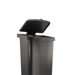 Lixeira com Pedal 50l Haus Preta - Design e Alta Qualidade - 3