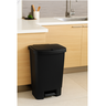 Lixeira com Pedal 50l Haus Preta - Design e Alta Qualidade - 2