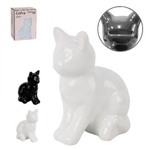 Cofre de Cerâmica Gato - Wellmix