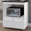 Ver imagem 2 de Balcao com Tampo Cooktop 5 Bocas 75cm 9445 Branco Mobbs