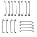 Ver imagem 1 de Alça de Apoio Barra Inox Kit 16 Unidades 40cm 70cm 80cm Segurança Idoso Deficiente