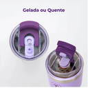 Ver imagem 4 de Tupperware Copo Térmico Big T com Canudo 1,1l Lilás Copo Térmico Big T com Canudo 1,1l Lilás