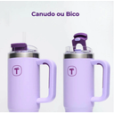 Ver imagem 3 de Tupperware Copo Térmico Big T com Canudo 1,1l Lilás Copo Térmico Big T com Canudo 1,1l Lilás
