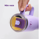 Ver imagem 5 de Tupperware Copo Térmico Big T com Canudo 1,1l Lilás Copo Térmico Big T com Canudo 1,1l Lilás