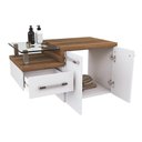 Ver imagem 3 de Conjunto Balcão C-cuba Aria 41 e Espelheira Legno 830 Branco Chess C-carvalho Dark Branco Chess C-