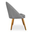 Ver imagem 5 de Kit 06 Cadeiras Jantar Bela Suede Pés Palito Castanho - Pallazio