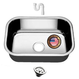 Cuba Pia Numero 1 Cozinha Inox American Steel 47x30x14 - 1