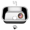 Cuba Pia Numero 1 Cozinha Inox American Steel 47x30x14 - 1