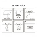 Ver imagem 3 de Mini Spot Dicroica de Embutir Recuado Quadrado Led 3,5w Cor Preto Cor da Lâmpada 4000k