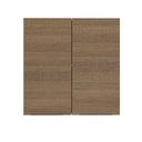 Ver imagem 6 de Armário Aéreo 70 cm 2 Portas Branco/Rustic Stella Madesa