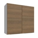 Ver imagem 1 de Armário Aéreo 70 cm 2 Portas Branco/Rustic Stella Madesa