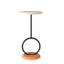 Ver imagem 3 de Mesa de Apoio Lateral Canto Fanny Maior Madeira com Estrutura Metal