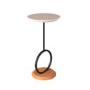 Ver imagem 2 de Mesa de Apoio Lateral Canto Fanny Maior Madeira com Estrutura Metal