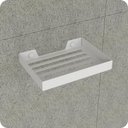 Ver imagem 4 de Porta Sabonete Saboneteira Inox Parede Banheiro Branco MAX