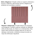 Ver imagem 5 de Cabeceira Cama Casal Queen Size 160 Cm Esther Suede e Frame:rosé