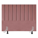 Ver imagem 2 de Cabeceira Cama Casal Queen Size 160 Cm Esther Suede e Frame:rosé