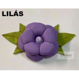 Almofada Decorativa Flor Malha:Lilás