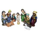 Ver imagem 1 de Decoração Natal Enfeite Presépio Baby Natalino Resina 11 Peças